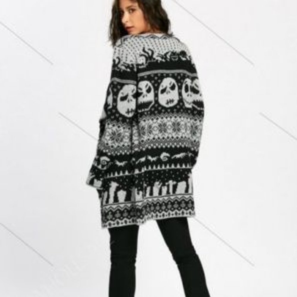 "The Nightmare Before Christmas" Jack Skellington Cardigan - Picture 5 of 5